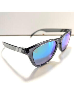 Blenders LUCKY FOLIE Smoke Grey Sunglasses Plastic Square Frames Classic Style